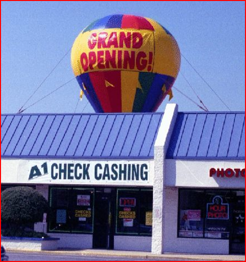 Rooftop Grand Opening Inflatable Advertising Balloon