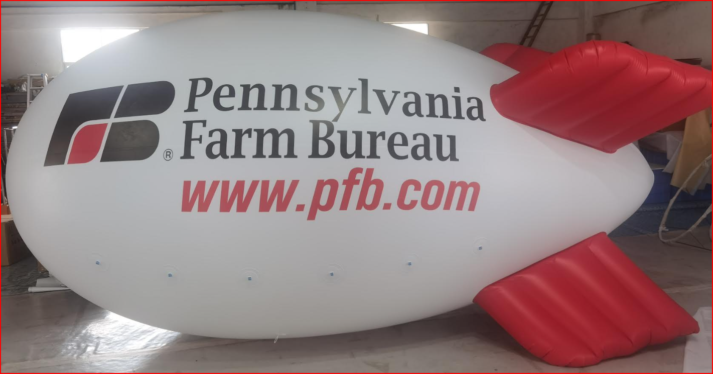 Farm Bureau Trade Show Helium Blimp
