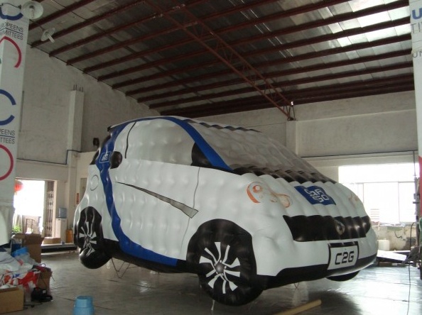 Black Blue White Custom Car Inflatable