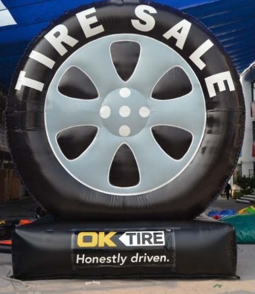 Black Custom Tire Sale Inflatable