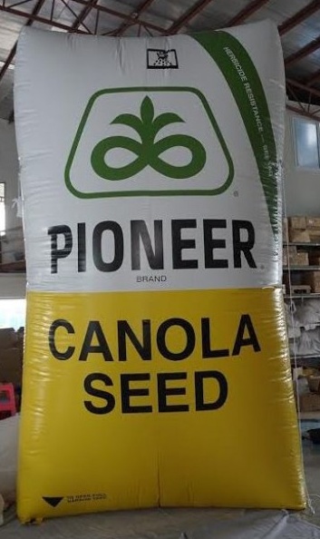 Black Yellow Pioneer Canola Seed Inflatable