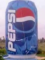 Blue Custom Pepsi Inflatables