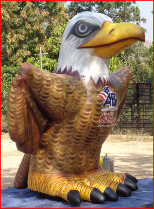 Custom Inflatable Eagle Side View for Trade Show