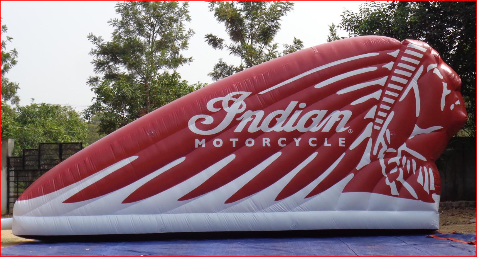 Custom Inflatable Motorcycle Brand Logo Replica
