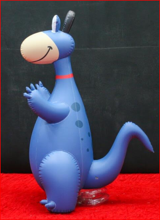 Custom Inflatable Purple Dinosaur Character