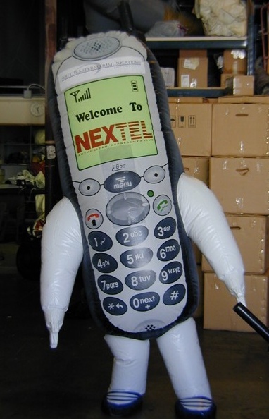White Black Custom Nextel Inflatable