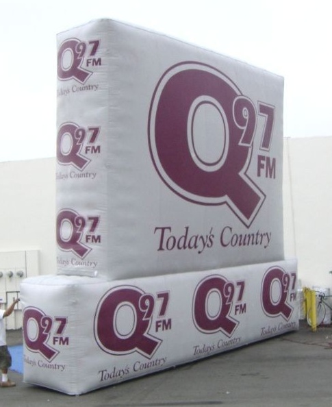 White Custom Todays Country Inflatable