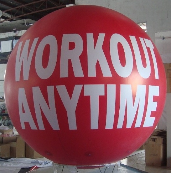 Red Helium Workout Anytime Sphere