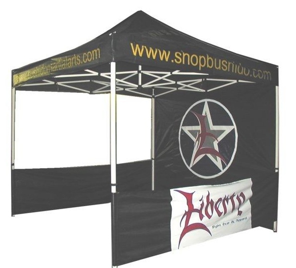 Black Custom Shopbusrido Tent