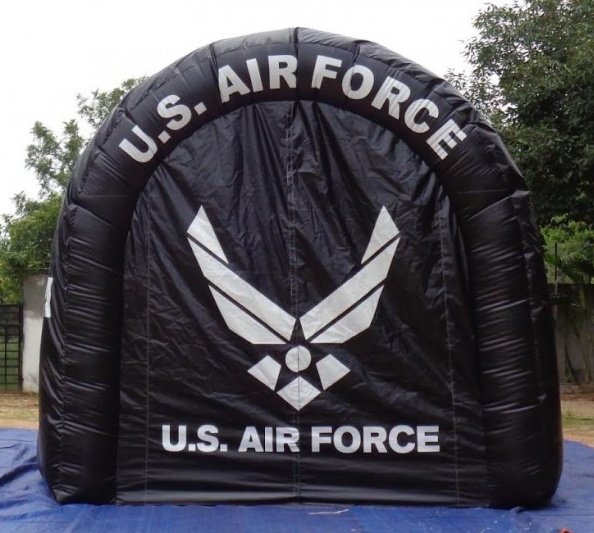 Black White Football U.S.Air Force Tunnel
